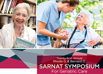 Elderly woman with a nurse sarnat symposium