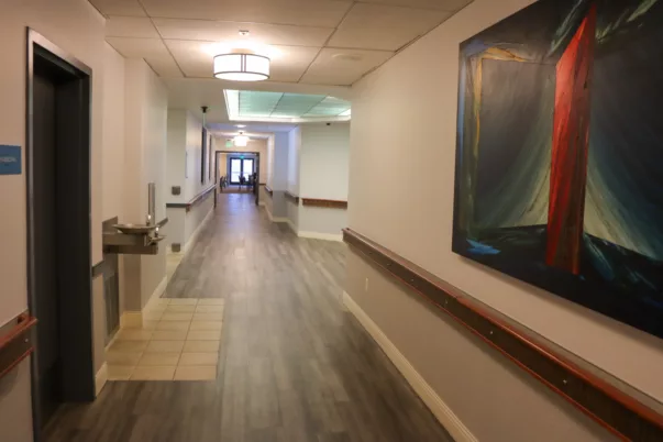 Refurbished Hallway at Fountainview at Eisenberg Village