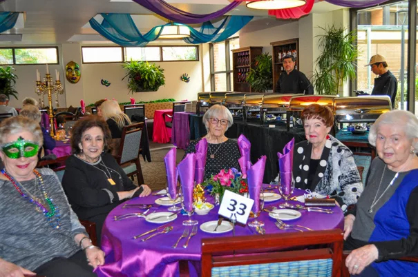 Purim party at Fountainview at Eisenberg Village