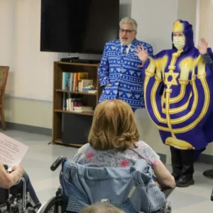 Chanukah at Taper Building