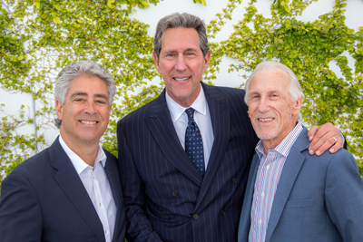 Andrew Berman with Danny Rosett and Ira Halpern, Gala Co-Chairs.