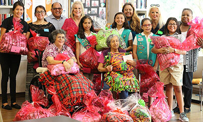 Girl scouts visit bcsc