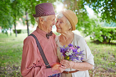 Elderly couple